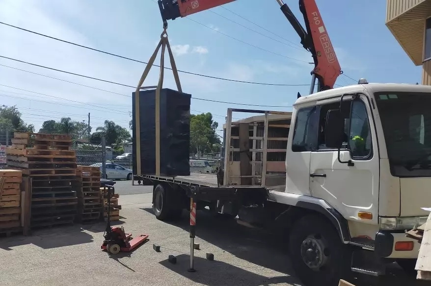Truck with Crane